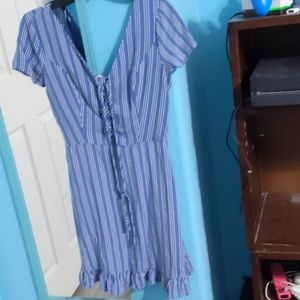 Blue dress hollister